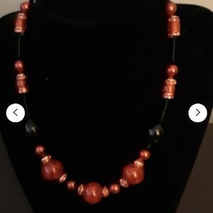 Red crystal necklace